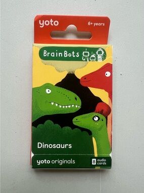 Yoto BrainBots Dinosaurs 8 Audio Cards